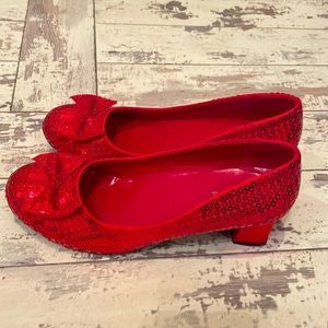 Ruby Red Slippers/Heels Women’s Sequin Shoes